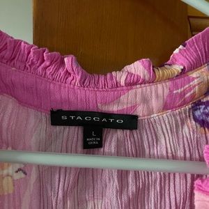 Pink top sz L.